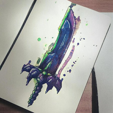 Террария арт маркерами