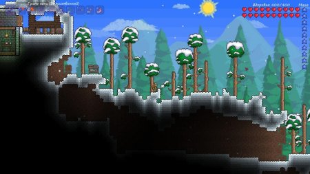 Террария зимний биом