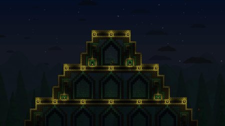 Террария дом пирамида