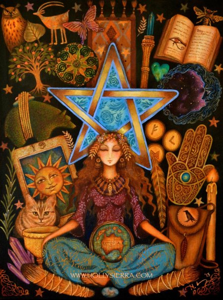 Викканская триединая богиня