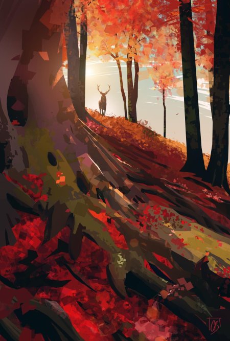 Пейзаж иллюстрация