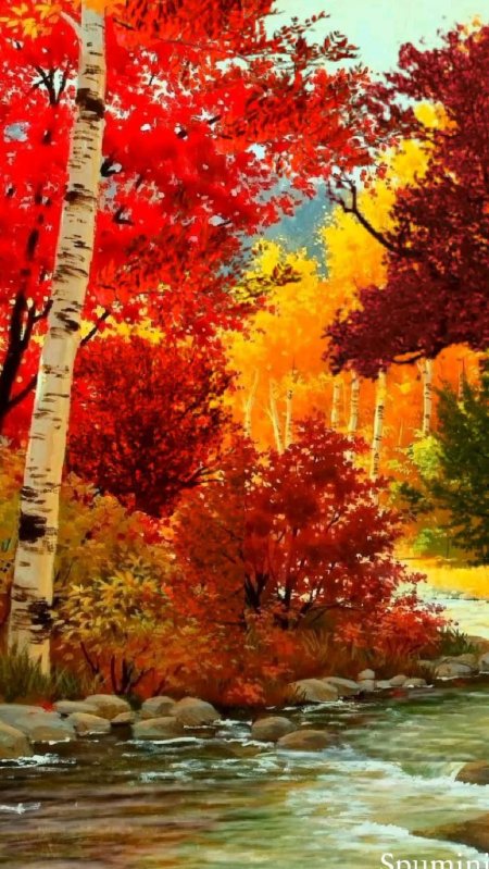Осенний пейзаж живопись