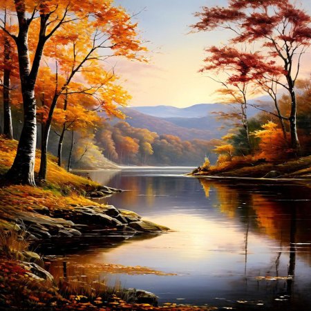 Картины маслом природа