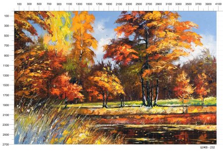 Пейзаж маслом осень