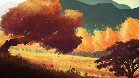 Осеннее дерево арт