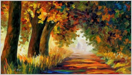 Картина лес леонид афремов