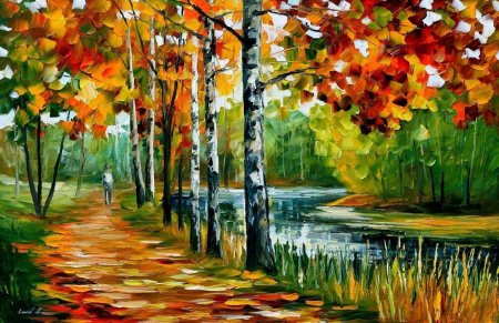 Художник леонид афремов осень