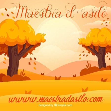 Осенний пейзаж фон