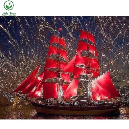 Алмазная мозаика алые паруса