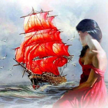 Грин алые паруса море корабль