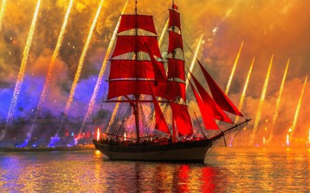 Корабль с алыми парусами