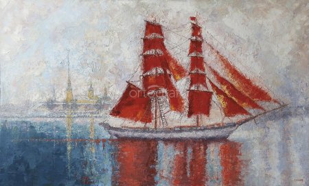 Алые паруса живопись