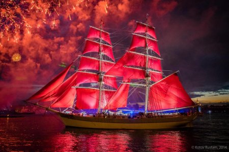 Шведский бриг алые паруса