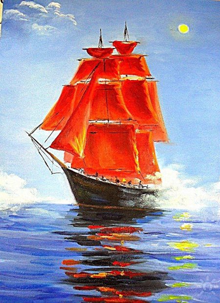 Александр грин алые паруса корабль