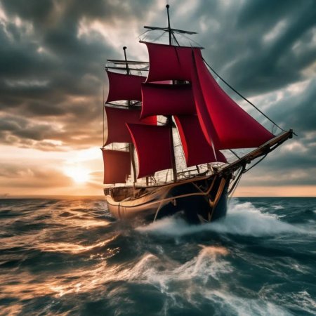 Корабль с алыми парусами