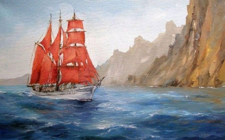 Картина алые паруса айвазовского