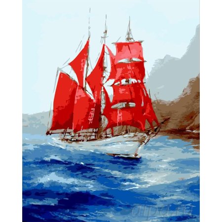 Грин алые паруса море корабль