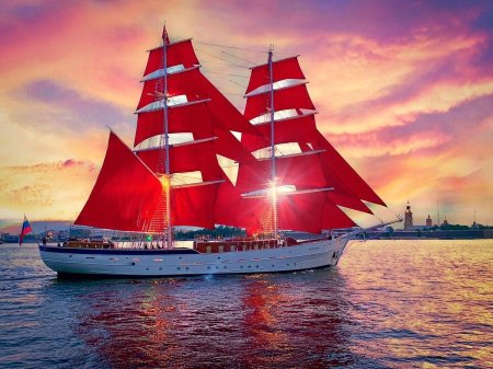 Парусник крузенштерн алые паруса