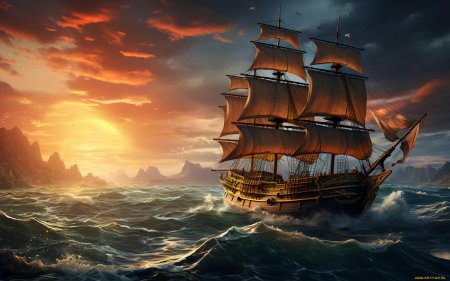 Корабли парусники