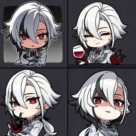 Чиби персонажи геншин