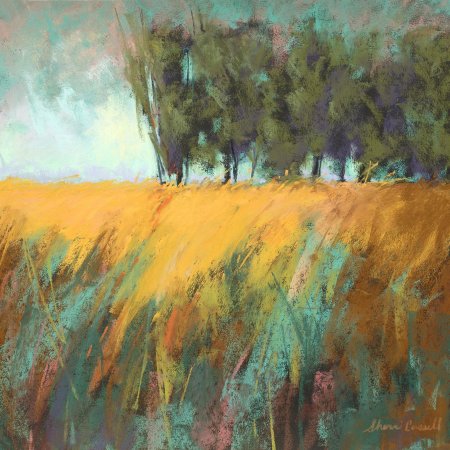 Пастель пейзаж