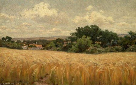 Пшеничное поле картина