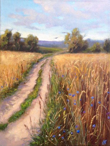 Русское поле картина