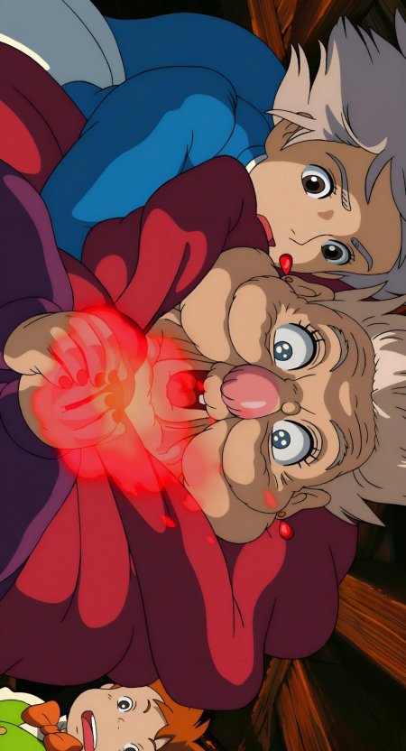 Ходячий замок хаяо миядзаки