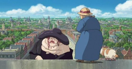 Ведьма пустоши ходячий замок