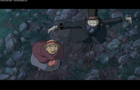 Ходячий замок пугало репка