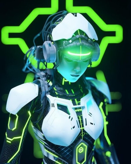 Неоновый киберпанк