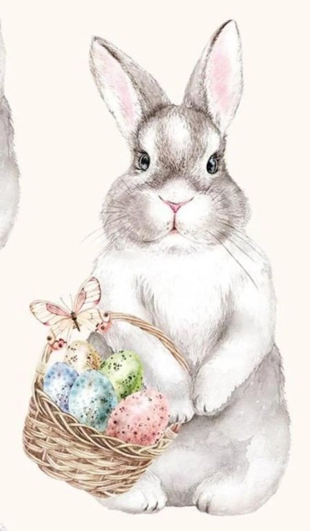 Кролик пасхальный рисунок