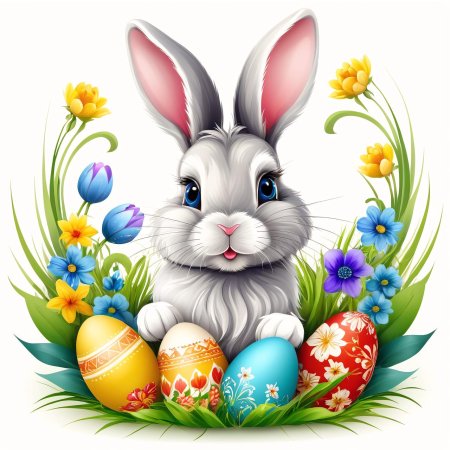 С пасхой зайчиком