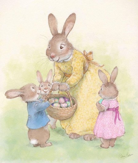 Иллюстрации петры браун зайцы
