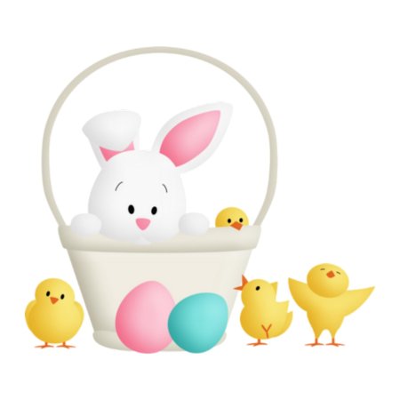 Пасха на белом фоне