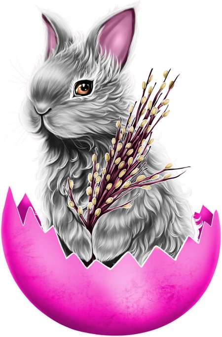 Пасхальная открытка рисунок