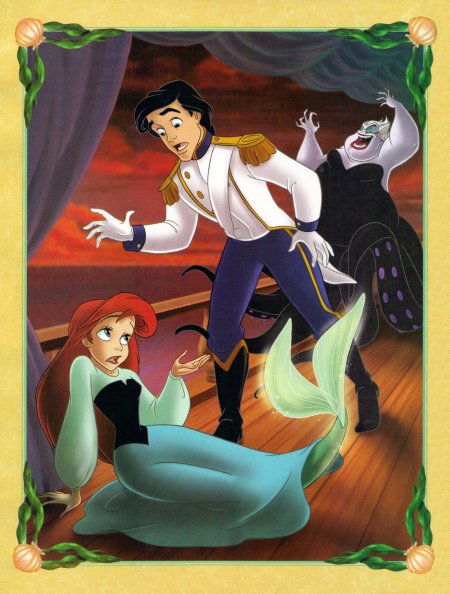 Книжка русалочка дисней