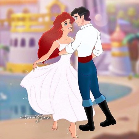Русалочка ариэль и принц эрик