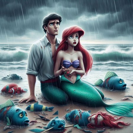 Герои русалочки