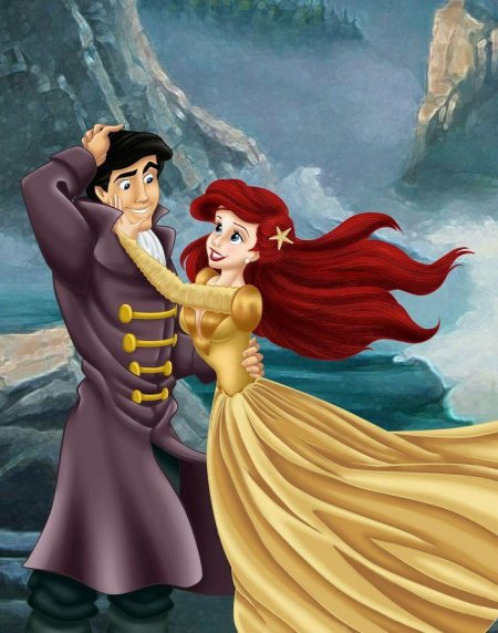 Замок принца в русалочке дисней