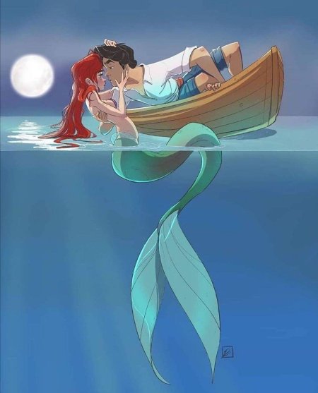 Русалки ариэль и эрик русал