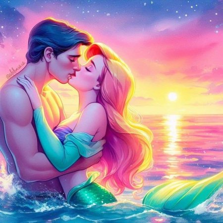 Русалочка ариэль арт