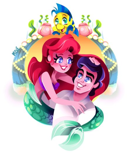 Русалочка ариэль и мэлоди