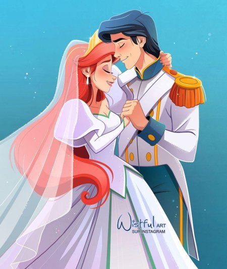 Принцесса ариэль и принц эрик