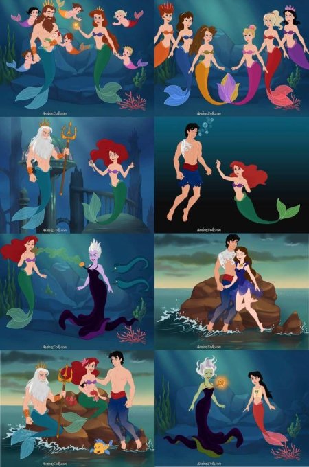 Русалочка мелоди дочь ариэль