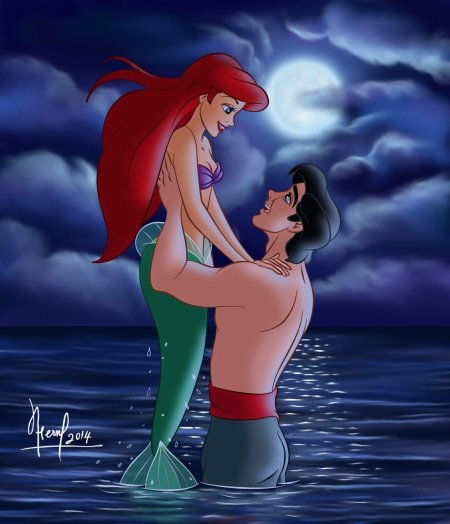 Русалка ариэль мультфильм