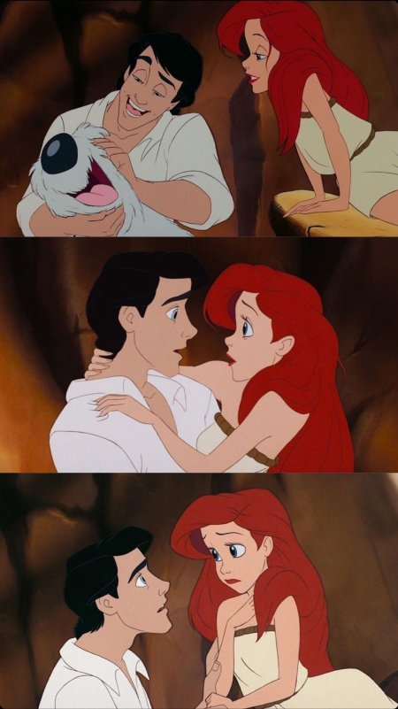 Русалочка ариэль и принц эрик урсула