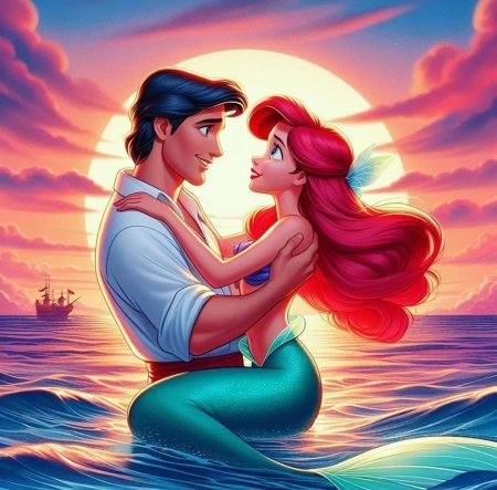 Русалочка и принц мультфильм