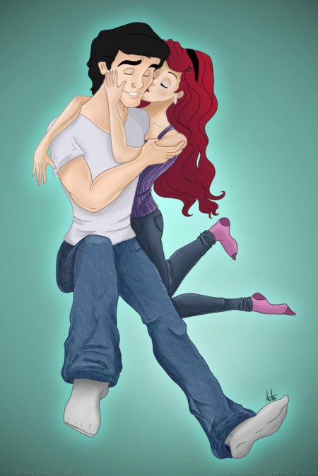 Русалочка ариэль и принц эрик любовь