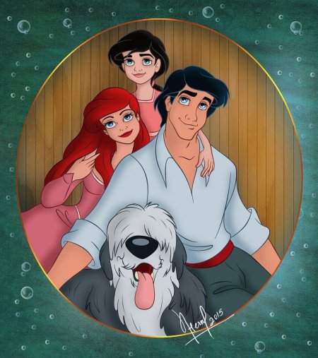 Русалочка ариель и принц эрик